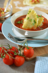 Selbstgemachte Ravioli
