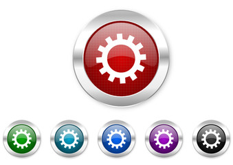 gears icon set