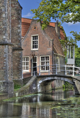 Fototapeta na wymiar Little Delft House in Holland
