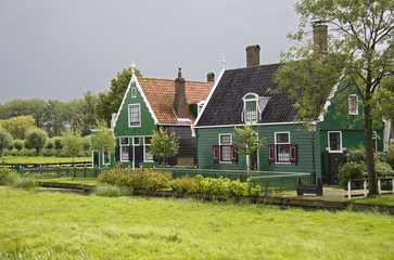 Fototapeta premium Houses at Zaanse Schans, Holland