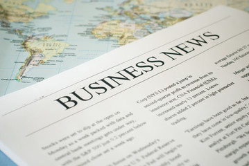 Obraz premium business news