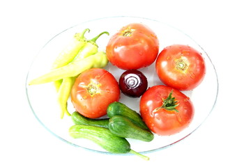 Hazırlanmakta olan salata