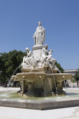 Obraz premium Fontaine Pradier à Nîmes