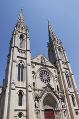 Fototapeta na wymiar Eglise Saint Baudile à Nîmes