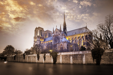 Fototapeta na wymiar Notre-Dame de Paris 33222