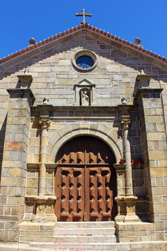 Detail of a church at Penamacor, Portugal