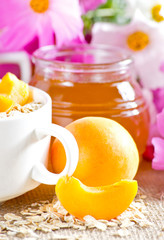 Apricot, oatmeal and  honey