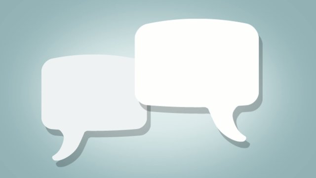 Sprechblasen Kommentare Icon Vintage VIDEO