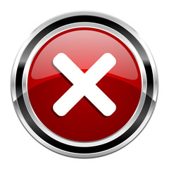 Obraz premium cancel icon