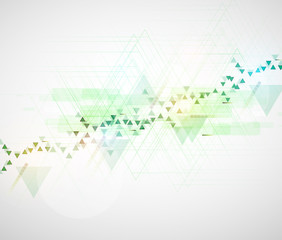 high tech eco green infinity computer technology concept backgro