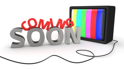 Fototapeta premium Broadcast coming soon