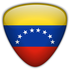 Venezuela Flag Glossy Button