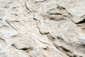 Caves and rock formations by the sea at Sarakiniko area on Milos