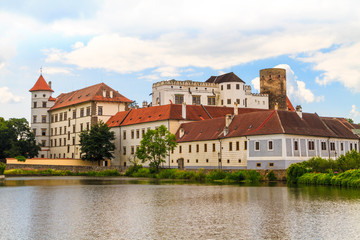 Jindrichuv Hradec (Neuhaus) castle in Southern Bohemia, Czech Re