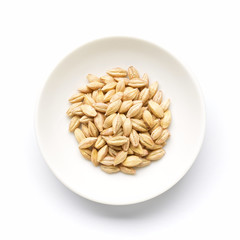 Two-row barley  with husks