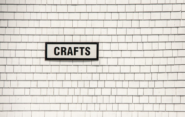 Crafts Sign