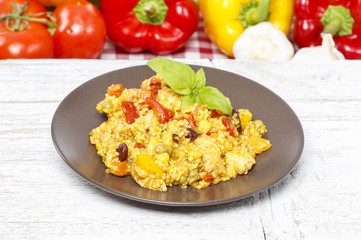 Risotto, popular italian dish. Selective focus