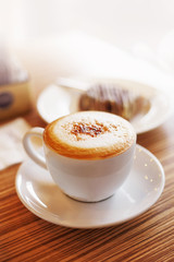 Morning light on coffee
