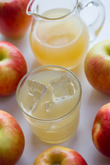 cold apple juice