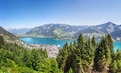 View over Zell am See, Austria