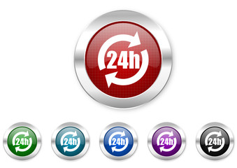 24h icon set