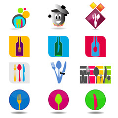 Set - kitchen cutlery in different combinations