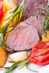 Medaillons vom Rücken, mediterrane Art