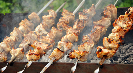Delicious shashlik