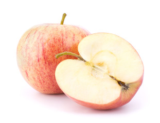 juicy apples isolated on white background