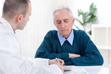 Patient at doctor’s office