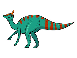 Fototapeta premium saurolophus