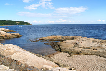 The coast near Tadoussac, Canada