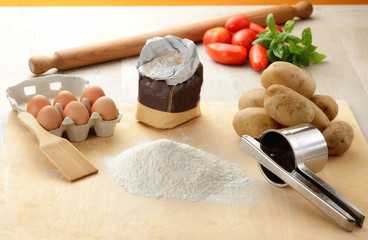 Preparazione gnocchi