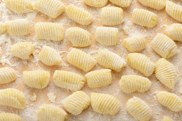 Preparazione gnocchi