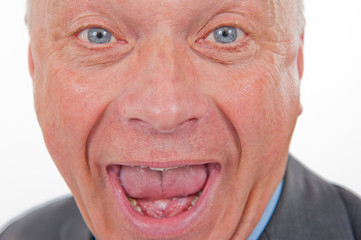 Close Up Of Laughing Businessman