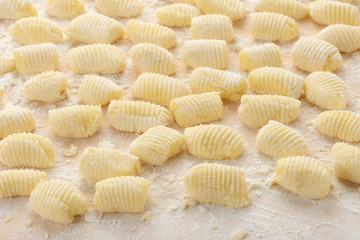 Preparazione gnocchi