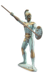 Greek warrior figurine
