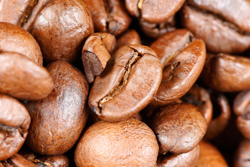 Coffee beans background