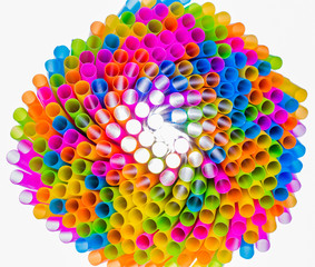 Colorful straw