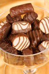 Chocolate pralines assortment