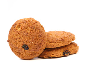Oatmeal cookies with raisins