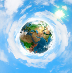 Naklejka premium Earth planet
