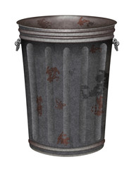 garbage can
