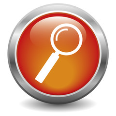 Icône bouton loupe zoom