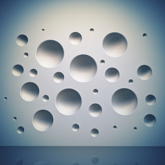 abstract geometric wall background- computer generated 3D