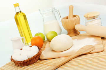 Different products to make bread