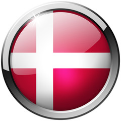 Denmark Round Metal Glass realistic Button