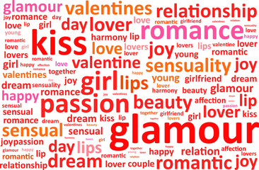 Glamour Word Cloud