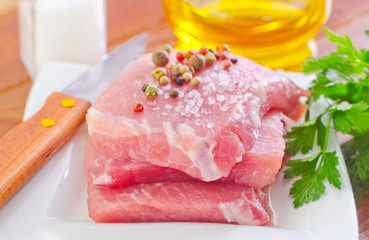 raw meat