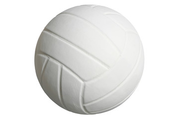Volleyball isolated on a white background with clipping path
